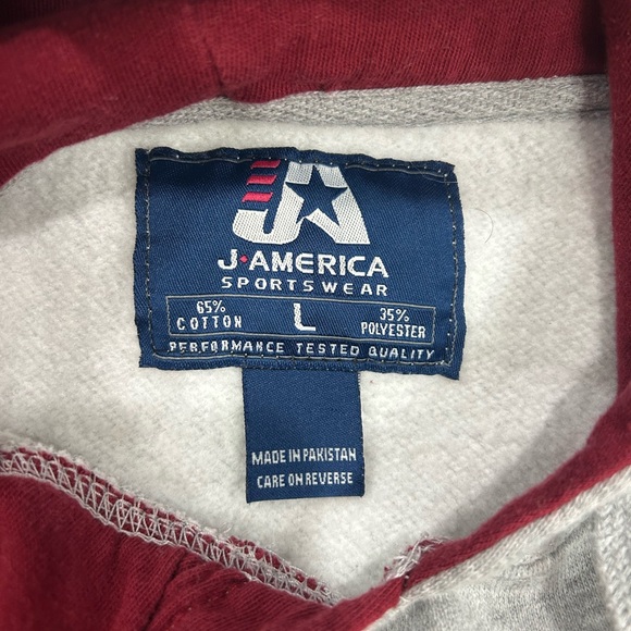 J. America Oklahoma Sooners Red and Gray Sportswear - Picture 2 of 2